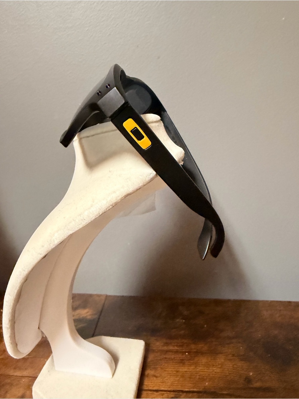 Oakley Holbrook Black Sunglasses with Yellow Accent